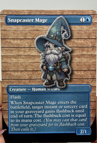 Snapcaster mage proxy - mage, card