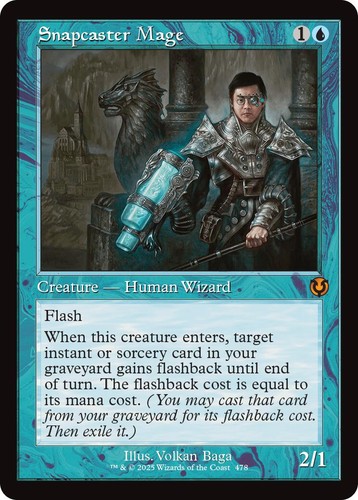 Snapcaster mage - snapcaster, frame)