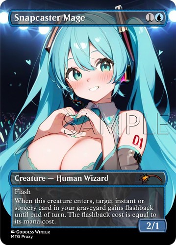 Hatsune miku snapcaster - hatsune,