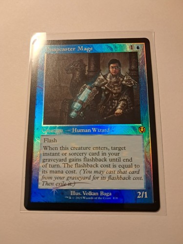 Snapcaster mage retro frame - mage,
